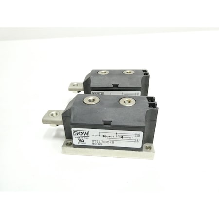 Sow BOX OF 2 RECITIFER DIODE, 2PK STT170M14M